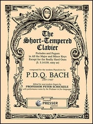 Short-Tempered Clavier, The piano sheet music cover Thumbnail
